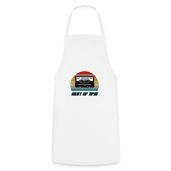 Anniversaire 1972 - Tablier de cuisine - blanc - Devant - AI Model Male 185 dark (185cm)