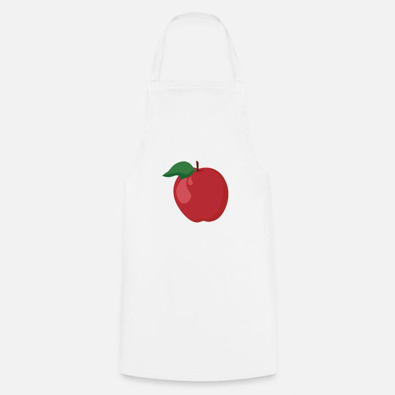 Apple - Cooking Apron - white