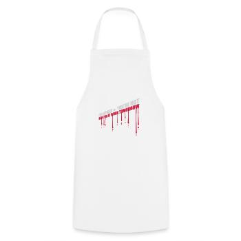 have fun at work - Cooking Apron - white - Front - AI Model Male 185 dark (185cm)
