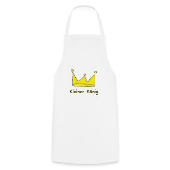 Kleiner König Krone Baby Kinder Geburt Geschenk - Kochschürze - Weiß - Vorne - AI Model Male 185 dark (185cm)