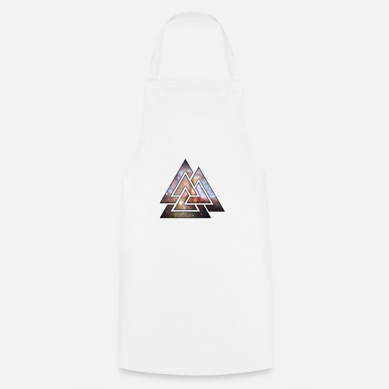 Cosmic Triangles T-Shirts - Tablier de cuisine - blanc