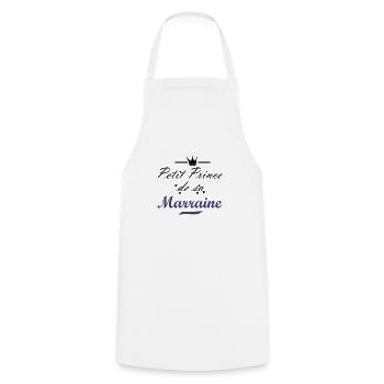 Petit Prince de sa Marraine - Tablier de cuisine - blanc - Devant - AI Model Male 185 dark (185cm)