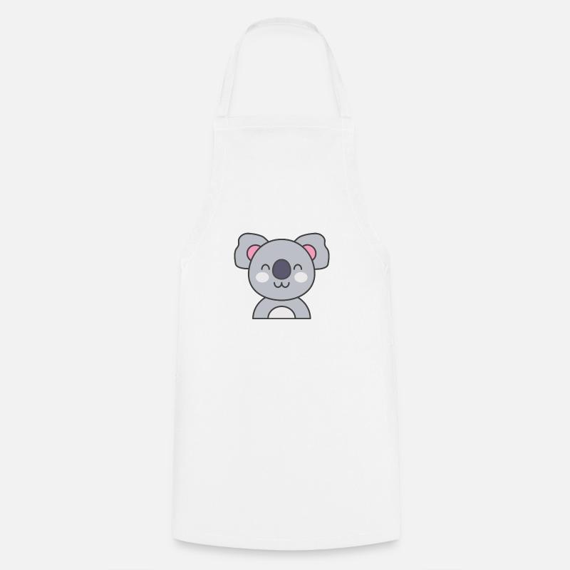 Koala - Kochschürze - Weiß