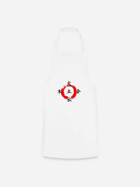 wuxing - Tablier de cuisine - blanc