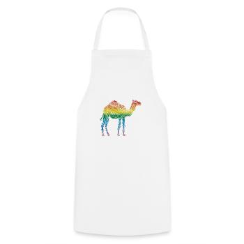 Chameau - Tablier de cuisine - blanc - Devant - AI Model Male 185 dark (185cm)