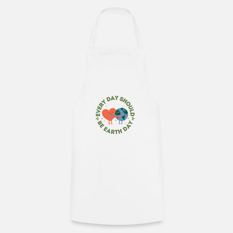 Every day should be earth day ! - Tablier de cuisine - blanc