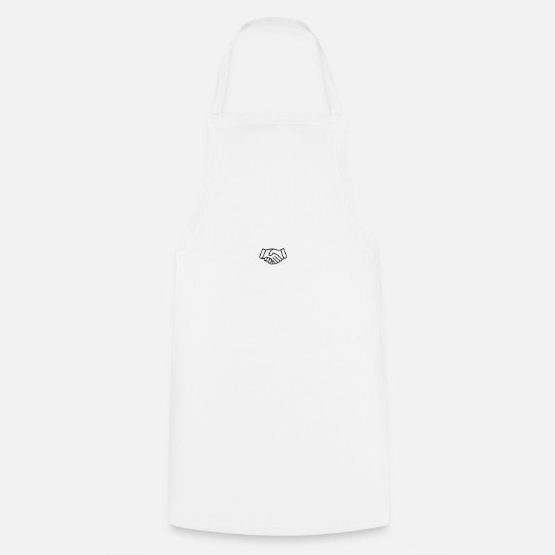 Handshake - Cooking Apron - white