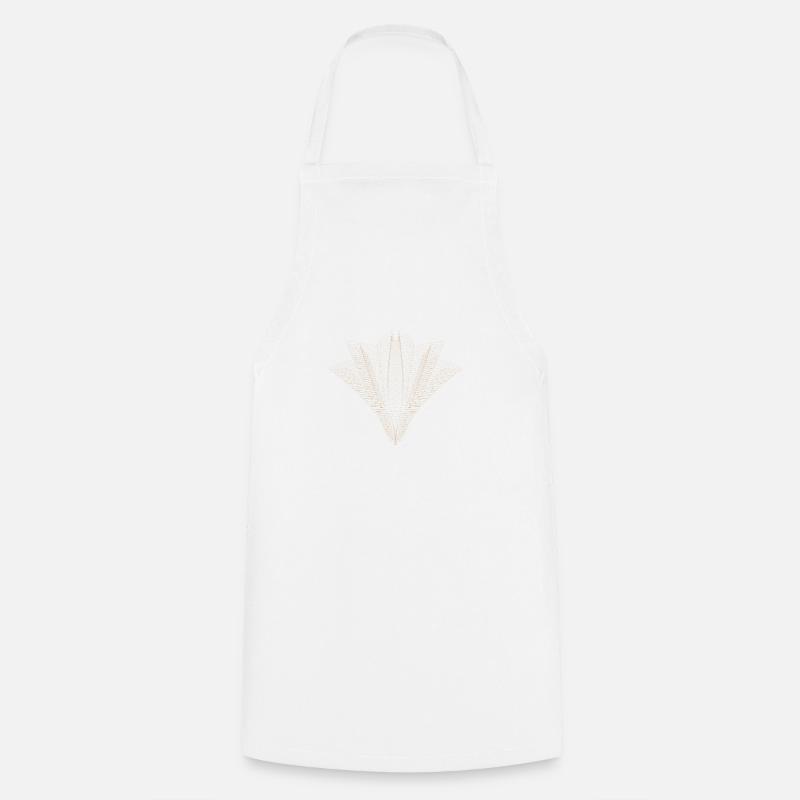 Abstract dot design - Cooking Apron - white