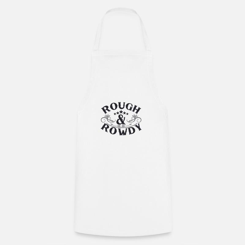 Rough Rowdy - Tablier de cuisine - blanc