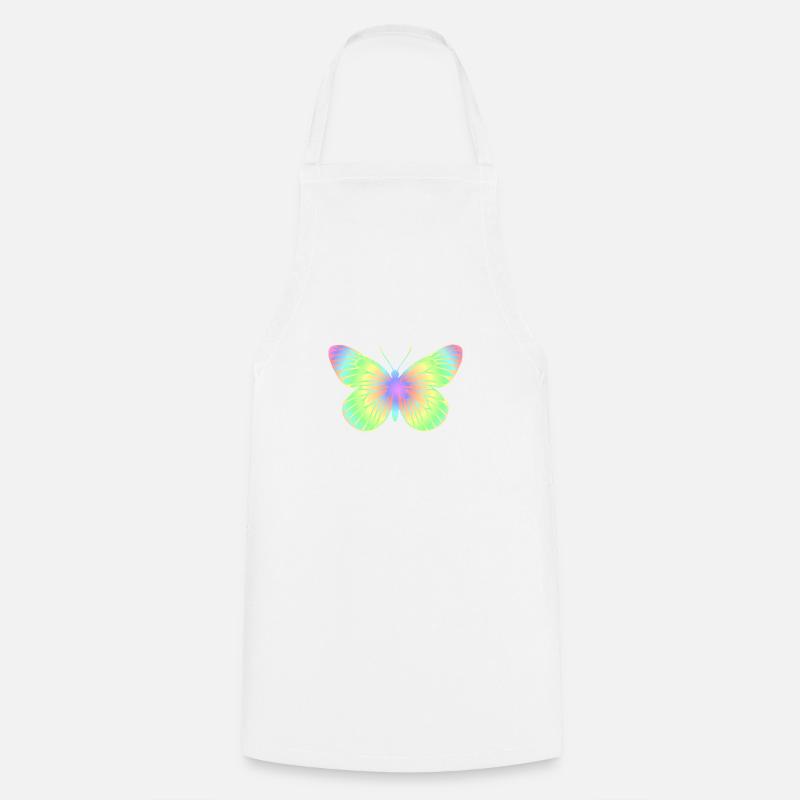papillon 2 - Tablier de cuisine - blanc