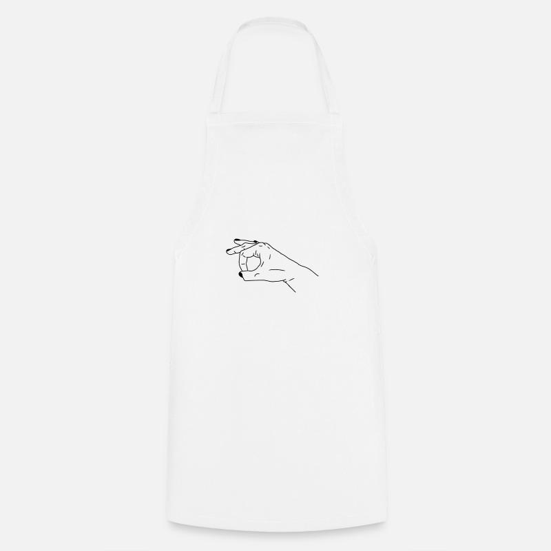 Jetez un coup d’œil - Tablier de cuisine - blanc