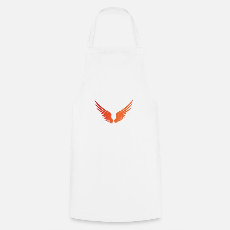 WINGS - Cooking Apron - white
