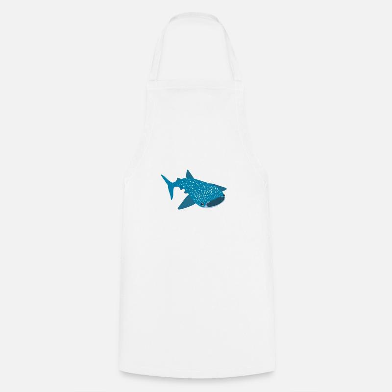 Requin baleine - Tablier de cuisine - blanc