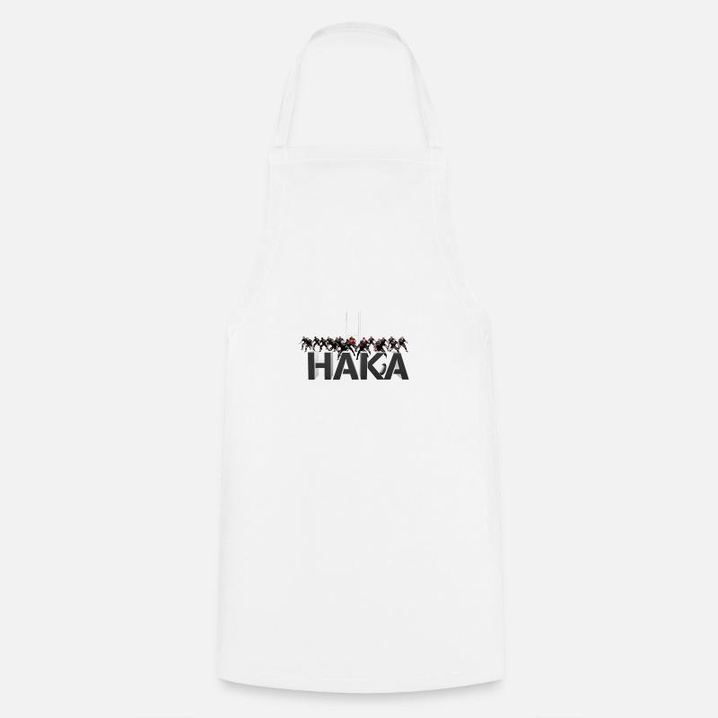 Rugby haka - Cooking Apron - white