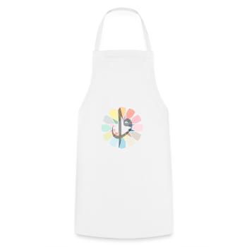 Elif Vav - Tablier de cuisine - blanc - Devant - AI Model Male 185 dark (185cm)