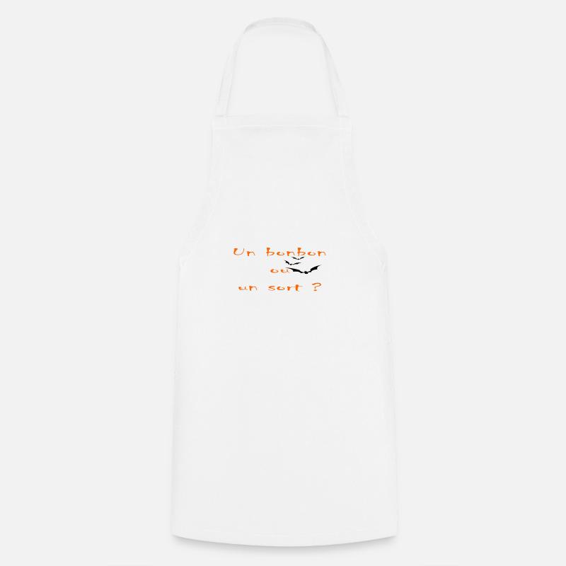 halloween 2 - Tablier de cuisine - blanc