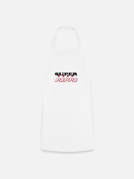Super pappa - Cooking Apron - white