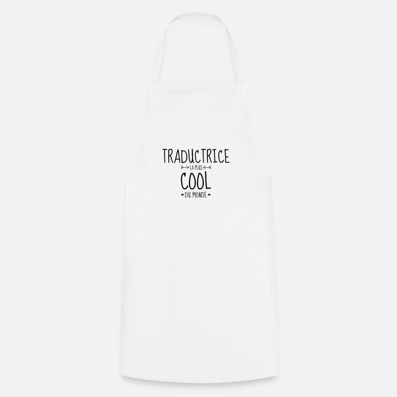 Translator Übersetzer Traducteur Translation - Cooking Apron - white
