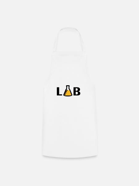 LAB (2c) - Kochschürze - Weiß