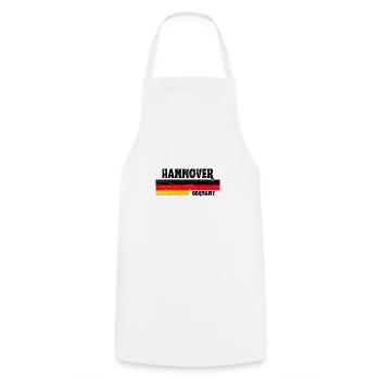 Hannover Germany Flag - Cooking Apron - white - Front - AI Model Male 185 dark (185cm)