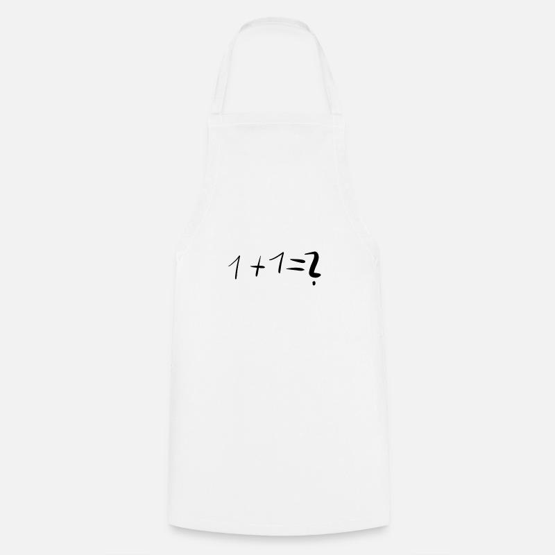 mathe mathematik - Kochschürze - Weiß