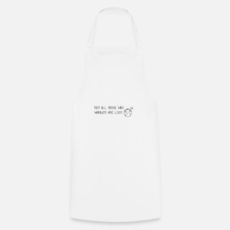 wanderlust - Cooking Apron - white
