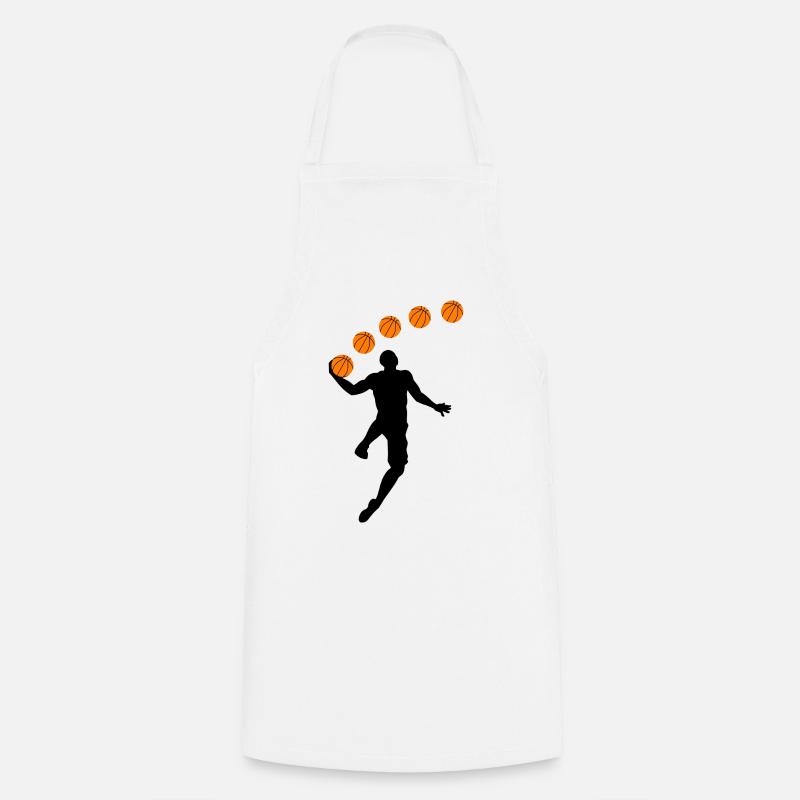 Basketteurs - Tablier de cuisine - blanc
