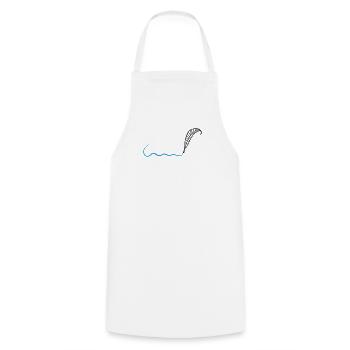 Feder Schriftsteller Autor Geschenk - Kochschürze - Weiß - Vorne - AI Model Male 185 dark (185cm)