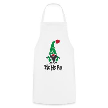 hohoho gnome icône de noël icône graphique - Tablier de cuisine - blanc - Devant - AI Model Male 185 dark (185cm)