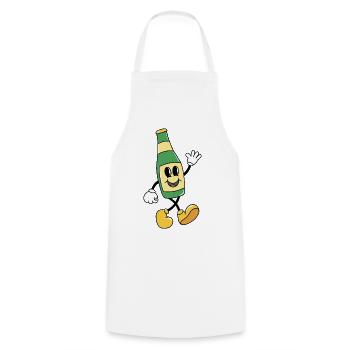 Bière - Tablier de cuisine - blanc - Devant - AI Model Male 185 dark (185cm)