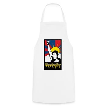 Spiritual Change Uprising - Cooking Apron - white - Front - AI Model Male 185 dark (185cm)