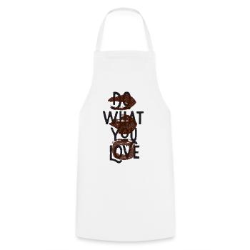 Do what you love - T-Shirt - Kochschürze - Weiß - Vorne - AI Model Male 185 dark (185cm)