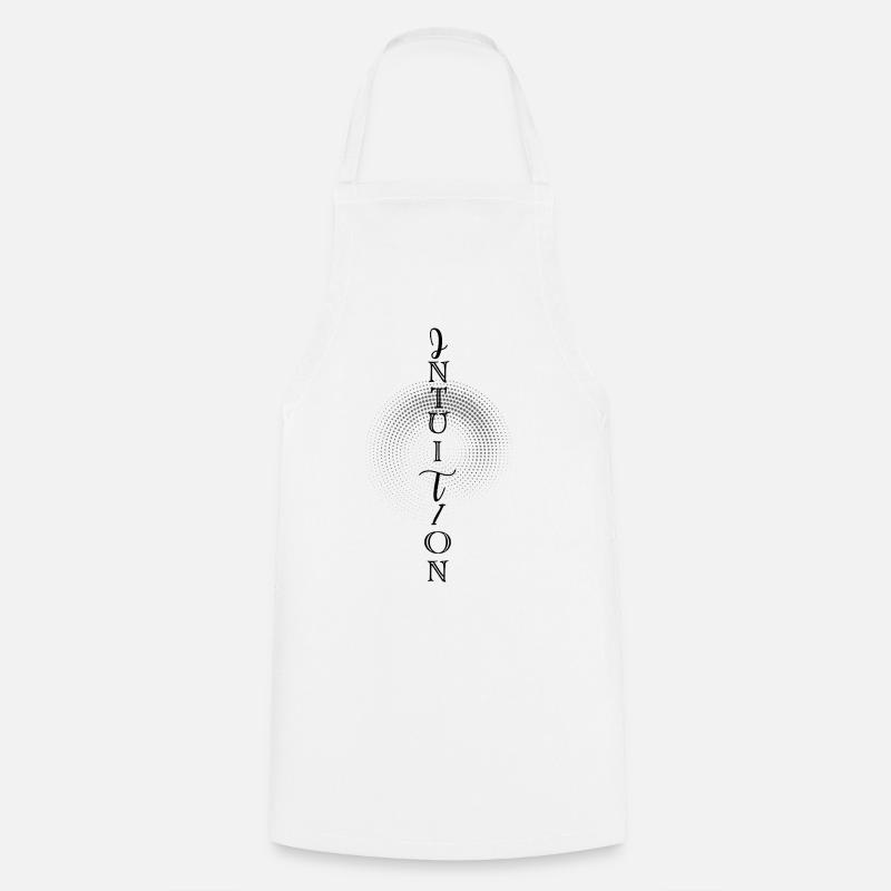 INTUITION – Your Inner Compass - Cooking Apron - white
