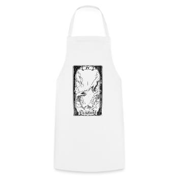 The Emperor – The Creation of Adam Tarot Card - Tablier de cuisine - blanc - Devant - AI Model Male 185 dark (185cm)