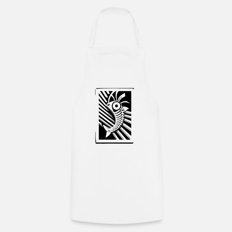 Fish2 - Tablier de cuisine - blanc