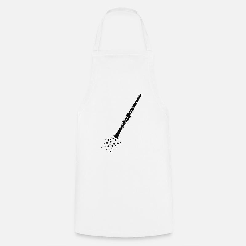 clarinette - Tablier de cuisine - blanc