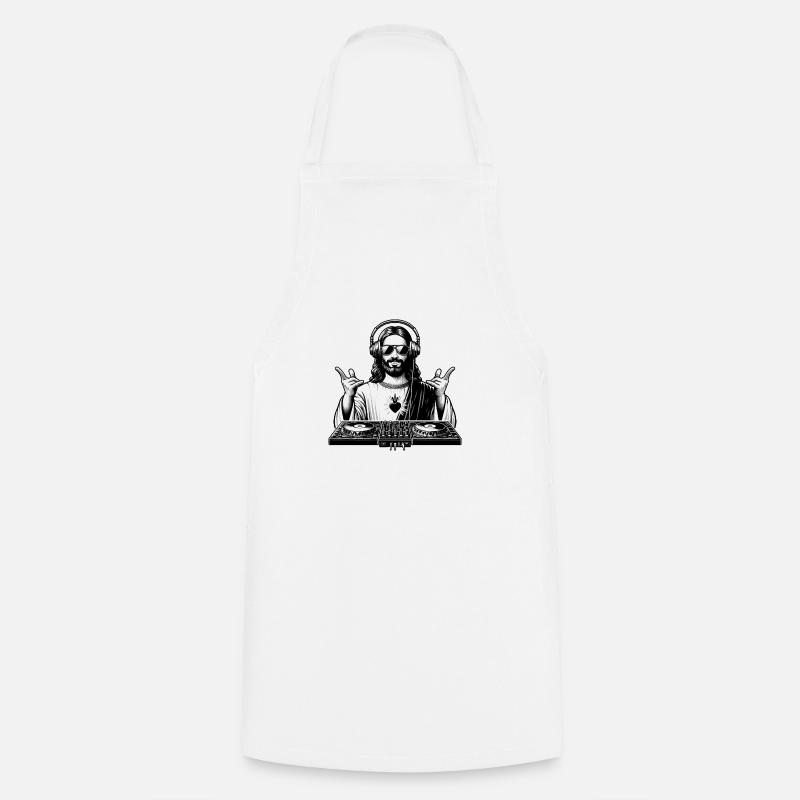 Modern Jesus - Cooking Apron - white