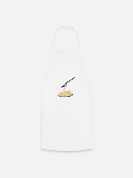 spaghetti symbol - Kochschürze - Weiß