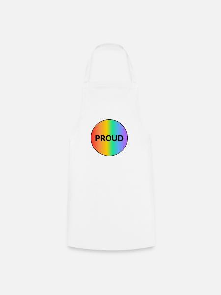 STOLZER LGBT-STOLZ - Kochschürze - Weiß