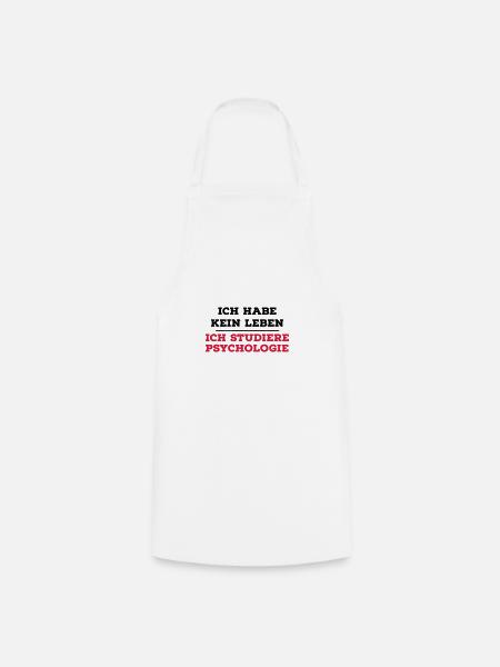 Psychologie - Kochschürze - Weiß