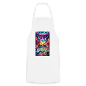 Parotonga Cook Islands trip - Cooking Apron - white - Front - AI Model Male 185 dark (185cm)