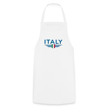 Rom Italien Fan Design T Shirt Outfit - Kochschürze - Weiß - Vorne - AI Model Male 185 dark (185cm)