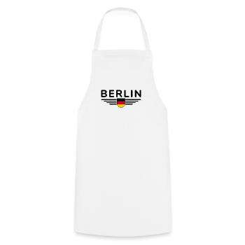 Berlin Deutschland Fan Flagge Design T Shirt - Kochschürze - Weiß - Vorne - AI Model Male 185 dark (185cm)