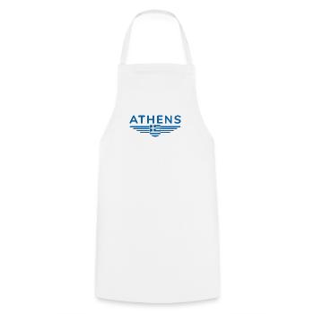 T-shirt Athens Fan au design élégant - Tablier de cuisine - blanc - Devant - AI Model Male 185 dark (185cm)
