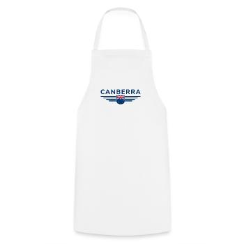 Canberra Australien T-Shirt für Fans und Liebhaber - Kochschürze - Weiß - Vorne - AI Model Male 185 dark (185cm)