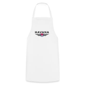 Havana Style – Perfect for fans - Cooking Apron - white - Front - AI Model Male 185 dark (185cm)