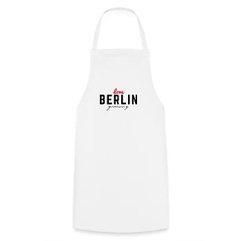 Berlin Deutschland Fan Flagge Design T Shirt - Kochschürze - Weiß - Vorne - AI Model Male 185 dark (185cm)