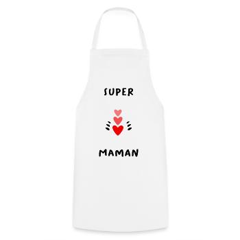 MAMA. MUTTERTAG. SCHÖNEN MUTTERTAG - Kochschürze - Weiß - Vorne - AI Model Male 185 dark (185cm)