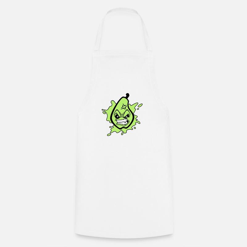Angry pear - Cooking Apron - white