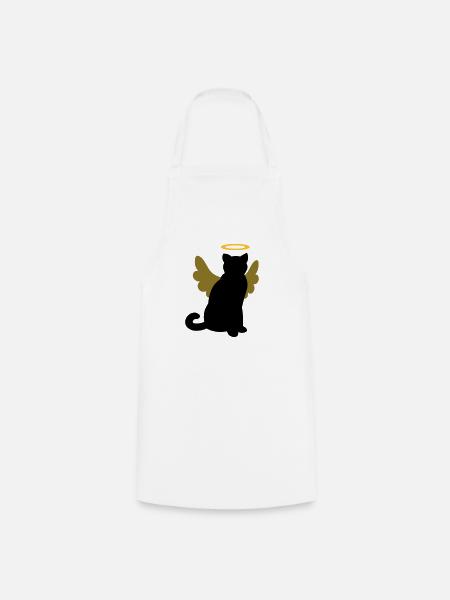 Chat ange - Chat ange - chat ange - Tablier de cuisine - blanc